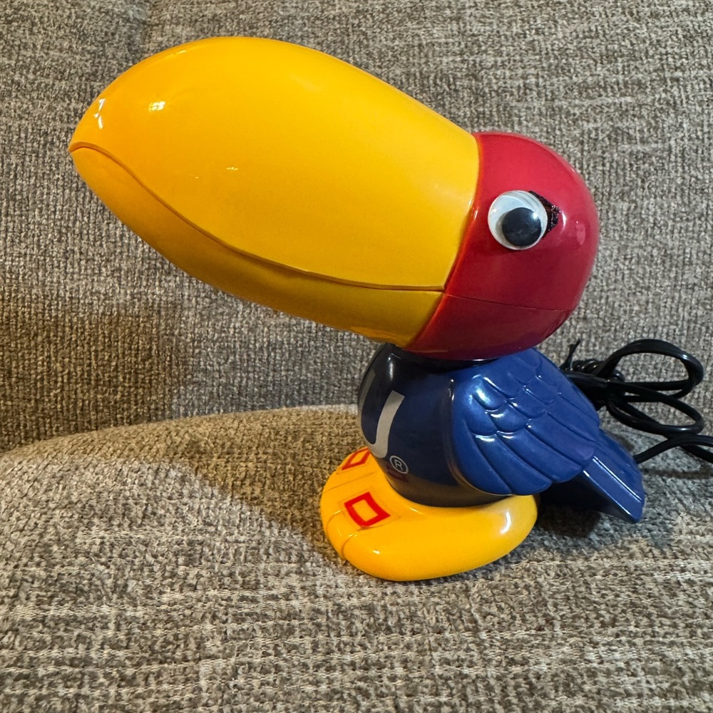 Vintage KU Kansas University Jayhawks Mascot Telephone Not tested - Picture 4 of 8